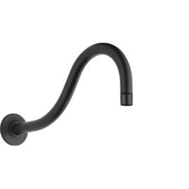 Peerless 76055BL Universal Components Shower Arm, Matte Black (Shower Head not Included)