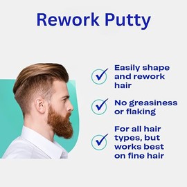 VO5 Rework Putty Matt Finish 150ml - Flexible Hold for Bold Styles