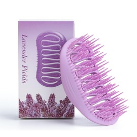 Daily Gard Scalp Massager and Shampoo Shower Brush, Detangling Hair Brush, Scalp Care Hair Brush Wet & Dry detangler for Men and Womenfor Straight/Curly/Thick/Long/Wavy/Damaged Hair, Purple