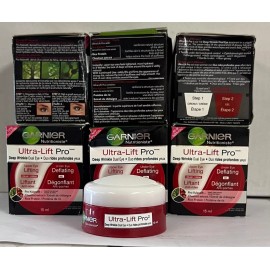 Garnier 6 Garnier Nutritioniste Ultra Lift Pro Deep Wrinkle Dual Eye Cream BOXED pl read