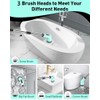 Depurador Eléctrico Giratorio Limpieza Baño Cepillo Polvo Inalámbrico Ipx7 Impermeable