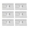 Kayak Track Adapter Plate, 6PCS Aluminum Kayak Adapter Anodized Tight