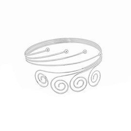 Caiyao Wings Boho Upper Arm Bracelet Cuff Bangle Gold Silver Angel Wings Open Upper Arm Bangle Bracelet Adjustable Armband Jewelry for Women, Adjustable, Zinc, no gemstone