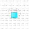 YUENPUN 30 Pack 4oz Clear Plastic Slime Containers with Lid,