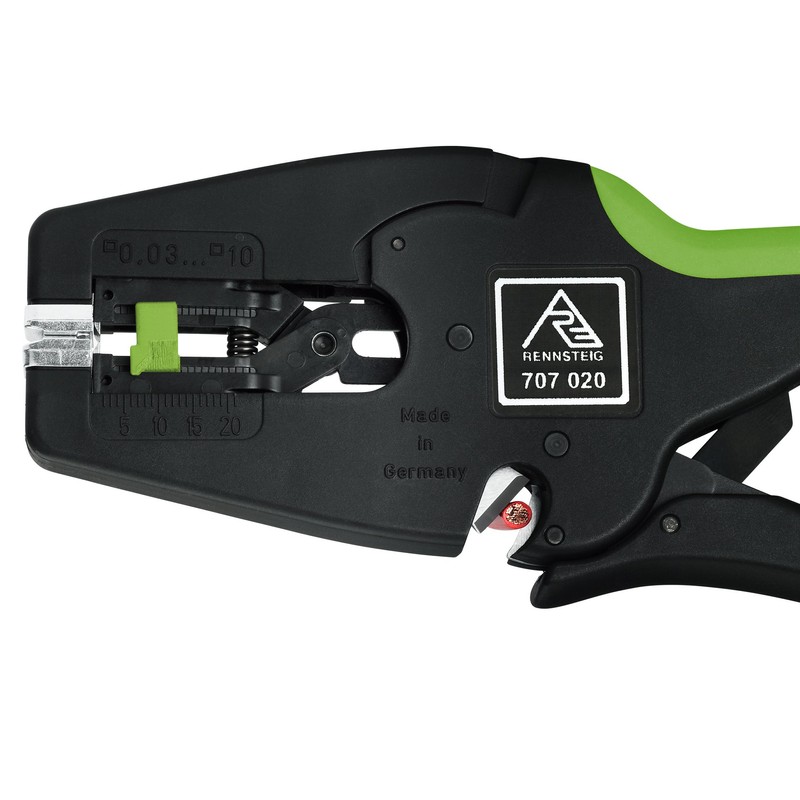 Rennsteig 707 020 Self-Adjusting Insulation Stripper, Multi-Colour