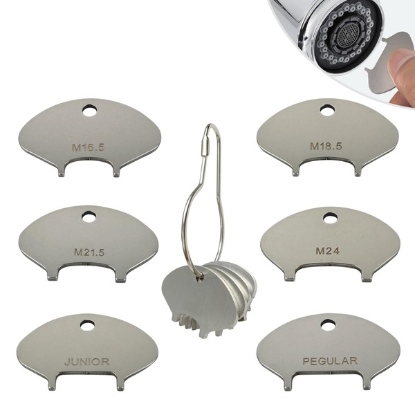 2025 Upgraded 304 Stainless Steel Faucet Aerator Key –Universal Fit