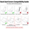 15 Pcs Butterfly Car Seat Covers Full Set Butterfly Front