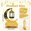 Golden Ramadan Decoration - Classic Ramadan Kareem Acrylic Table Decoration