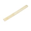 STOBOK 2pcs Vintage Brass Ruler Double Scale Straight Rulers Brass