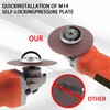 Set of 3 Quick Release Nuts for Angle Grinder M14