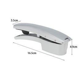 Garlic Press Garlic Crusher, Garlic Ginger Mincer Squeezer Chopper Aluminum Alloy Kitchen Gadgets, Dishwasher Safe, Easy to Clean