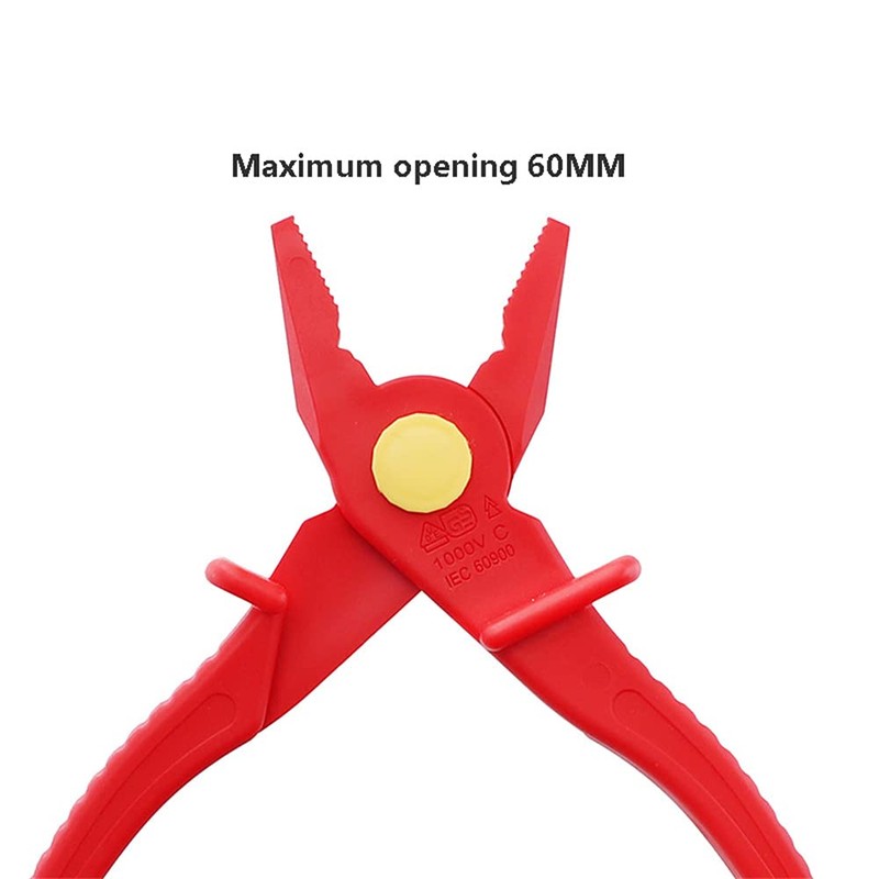 8 Inch Insulated Pliers, 1000 V High Pressure Resistant Plastic