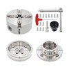 DEEFIINE 4 Inch Wood Lathe Chuck Set 1" x 8