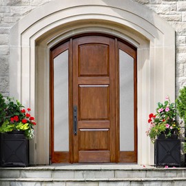 Gila® Misted Sidelights Entryway Decorative Window Film DIY Static Cling, 1ft x 6.5ft (12in x 78in) (6.5 sq Ft)