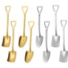 8 Pieces Stainless Steel Spade Spoons, Creative Shovel Shape, Dessert