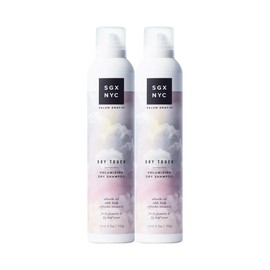 SGX NYC Dry Touch Volumizing Dry Shampoo - Paraben Free, Vegan Dry Shampoo Spray Absorbs Excess Oil - Fresh and Bouncy Hair with No Residue - 2 pc