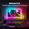 SILAMPDI Luces LED para TV Inteligente,30CM RGB Barra de Luz