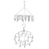 20 Clip Socks Rack Underwear Drying Hanger Stainless Steel Clothes