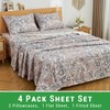 Gogreen 3PC Deep Pocket Twin Sheet Set Fit 14", Breathable