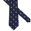 ZENXUS Sports and Game Ties for Men, Designer Necktie Navy,