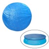 Paddling Pool Cover, 280CM Round Solar Pool Cover, Ground Swimming