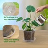 30 Pack 3/4/5/6/7 Inch Clear Nursery Pots with Drainage and