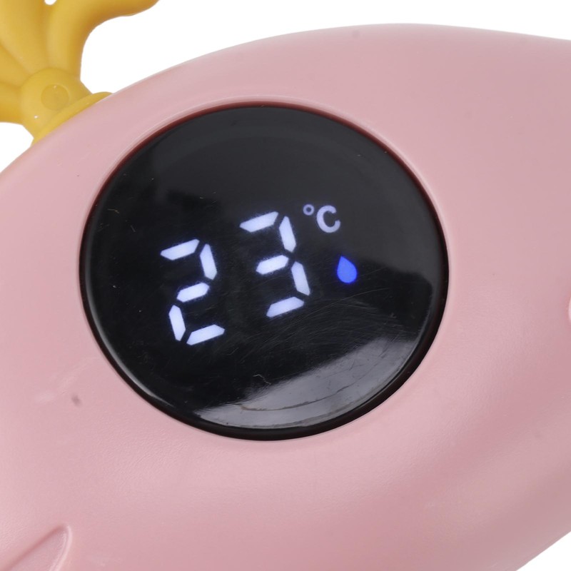 Baby Bath Thermometer Digital Cartoon Cute Whale Thermometer Multi Functional