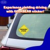 GEEKBEAR Delivery Driver Frequent Stops Car Sign - Sticker or