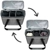 Chelvvg Reusable 3 Cups Drink Carrier for Delivery with Removable