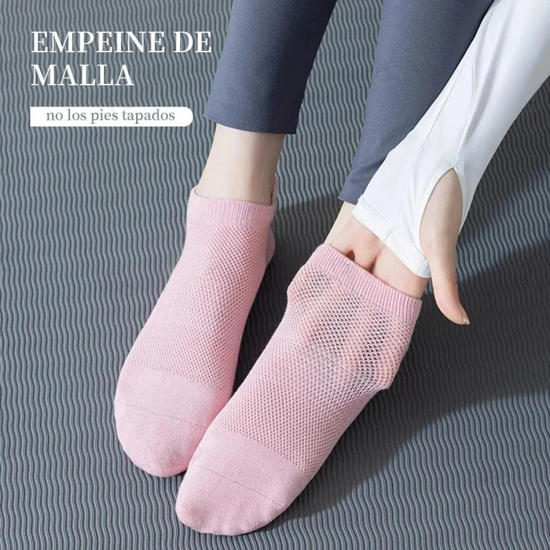 10calcetines Yoga Calcetas Pilates Para Antideslizante Mujer