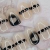 Shadow Heart Handmade Nail Tips - Square L / 쉐도우