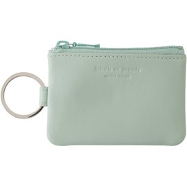 Slip-on Noir Key Pouch Mini Leather Sage Green NSL-1803