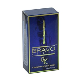 Bravo Synthetic Reeds for Bb Clarinet - Strength 2.0 (Box of 5), Model BR-C20