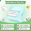 Miouca Label Maker Machine with Tape - Mini Sticker Printer
