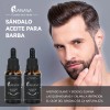 Kit Barba Cuidado Para Hombres Herramientas De Bigote 11pcs