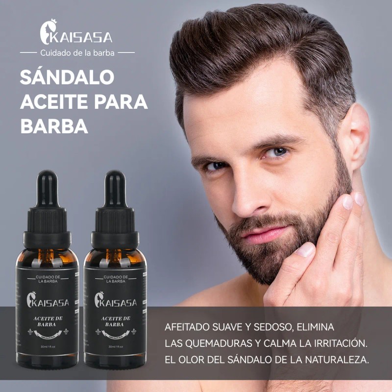 Kit Barba Cuidado Para Hombres Herramientas De Bigote 11pcs