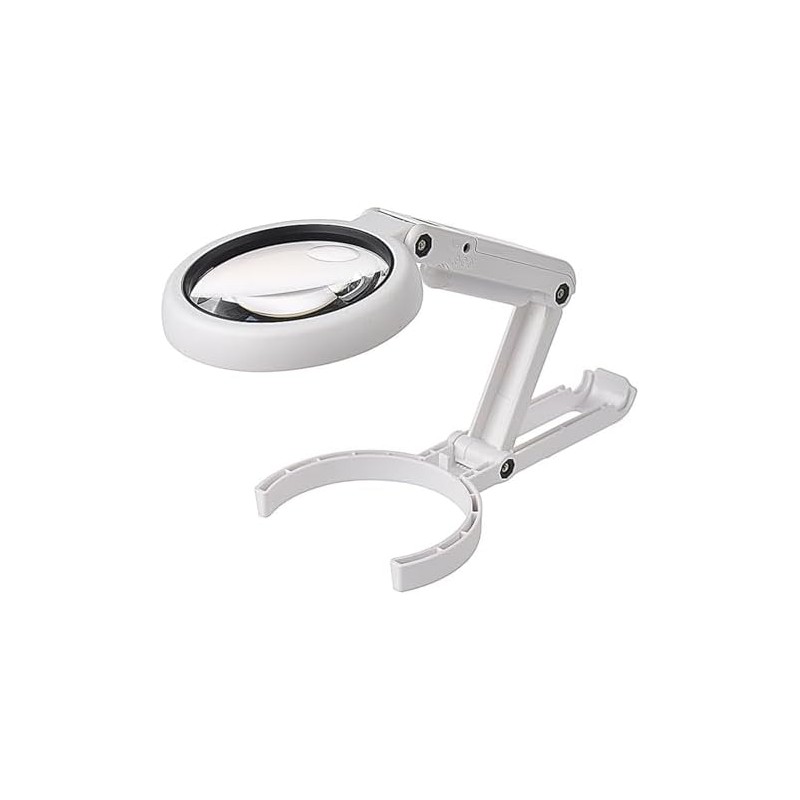 Lámpara de Mesa con Lupa Plegable 5X y 11X Meichoon