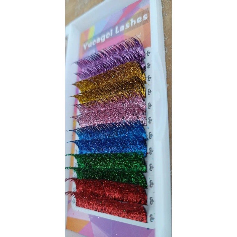 Extensiones De Pestañas Glitter