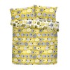 Fusion Dotty Sheep Print Reversible Duvet Cover Set, Ochre, Single