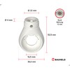 BAUHELD® Awning Eyelet Plastic [Made in Germany] – Bracket for