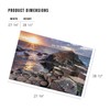 Lantern Press 1000 Piece Jigsaw Puzzle, Ireland, Sunset at Giant's