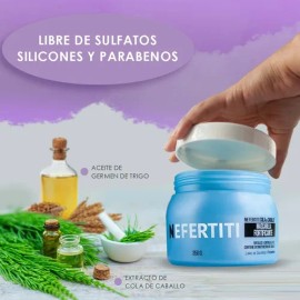 Mascarilla Para Cabello Con Cola De Caballo Nefertiti 350gr                                                                                           