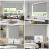 100% Blackout Roller Shades Cordless Blinds for Indoor Windows,Free-Stop Window