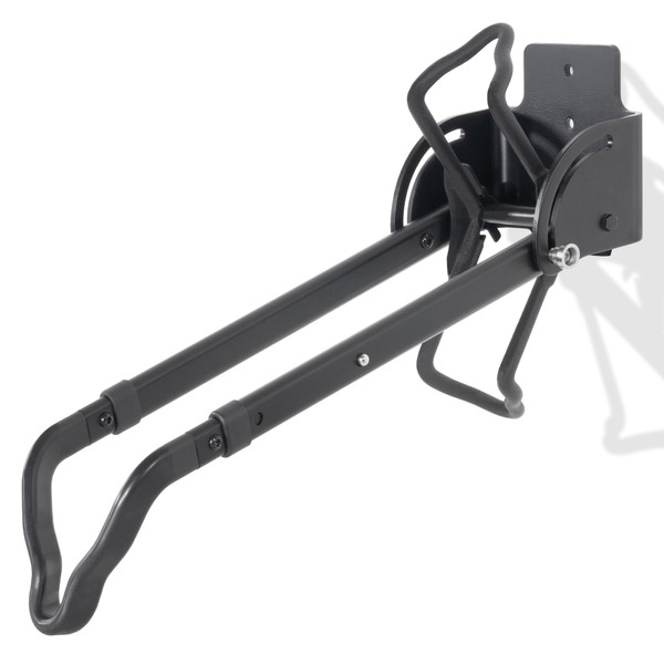 CyclingDeal Bike Wall Mount Rack - Vertical Adjustable Foldable Bicycle