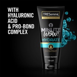 TRESemme 1 Minute WOW Hydrate Intensive Hair Treatment with Hyaluronic Acid and Pro-Bond Complex Specially Designed to Moisturise Dry and Damaged Hair, 170 ml (2)