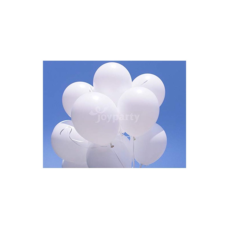 30 Pack 12" Round Balloons Standard White 30cm White Balloons