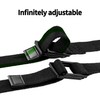 Awlyfm Men's Canvas Belts Double Ring Military Black Web Cloth