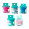 Universo en Linea Set 12 Pz Exfoliador Facial Silicona Esponja