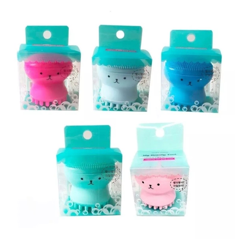 Universo en Linea Set 12 Pz Exfoliador Facial Silicona Esponja