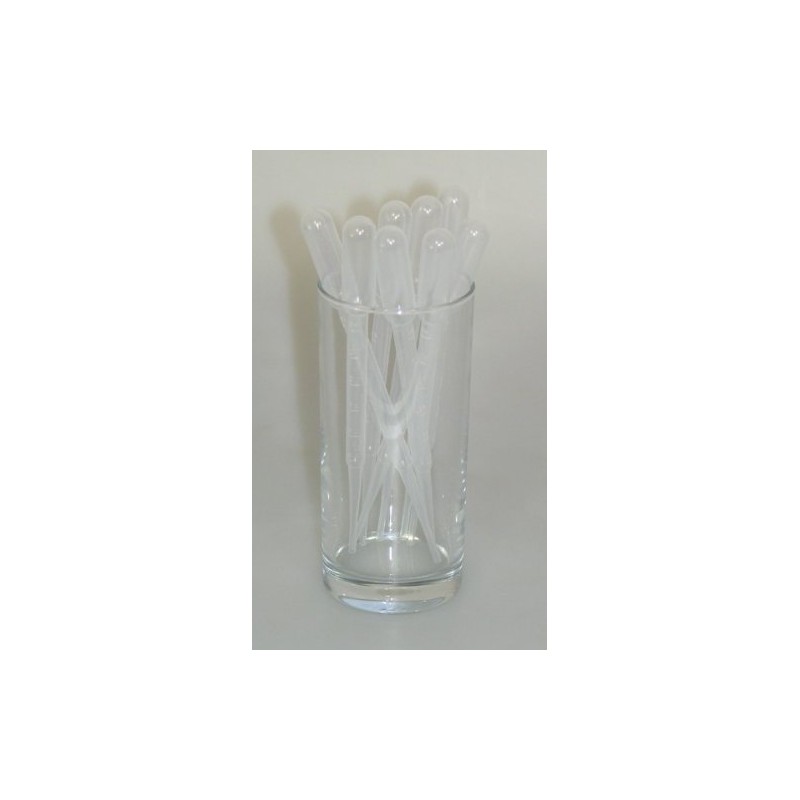 50 Clear Dosierpipetten Pipettes 3ml